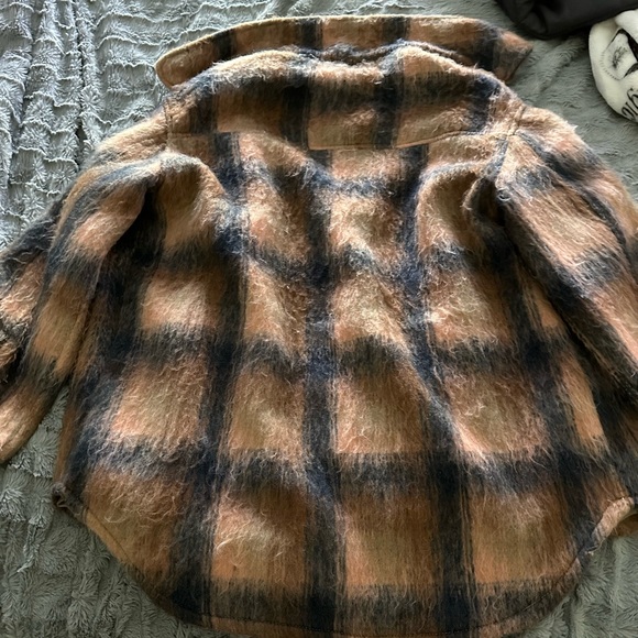 American Eagle Flannel Coat - Picture 1 of 4